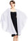 BEAUTELICATE Chiffon Schal Stola Bolero Damen für Abendkleid Festlich Hochzeit Braut Frühling Sommer Jacke Bright Weiß,Einheitsgröße