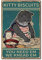 CREATCABIN Cartel de Chapa de Gato, Cartel de Galletas de Gatito, Cartel de Chapa de Metal Vintage, Cartel de Gato Retro para el Hogar, Cocina, Baño, Decoración de Pared, 8 x 12 Pulgada