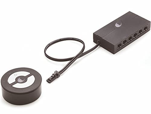 Domus Line GIRO FE D-Motion LED-Schaltempfänger 64x34x13 mm & Fernbedienung Ø 42 mm (12V, Micro12, 200 mm Kabellänge) von SOTECH