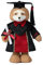 Graduation Push-Puppe, Feier Spielzeugfigur Bär Fuchsfutter, Studentenschule Memory Gift (Trägheit)