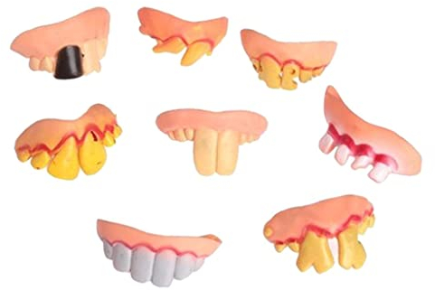 Sharplace 8pcs Lustige Hässliche Zähne Cosplay
