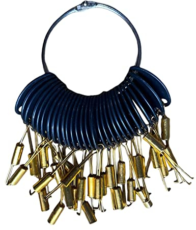 perfk Haarmuster Haarfarbring, mit goldenen Schnallen Haarverlängerungen zum Testen der Farbe Show Haarfarbe für Salon Friseur Färbepraxis