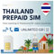 travSIM Thailand SIM-Karte | Unbegrenzte Mobile Daten | Funktioniert auf iOS- und Android-Geräten | Der Plan auf Dieser SIM-Karte für Thailand ist 30 Tage lang gültig.