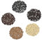 1000 perline per capelli foderate in silicone, a sinistra, 4,0 mm, per extension (nero)