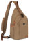 OSOCE Brusttasche Herren Canvas Crossbody Bag Leichte Schultertasche Herren Wasserdichte Tasche Anti-Diebstahl Sling Bag zum Wandern Reise Outdoor Sports