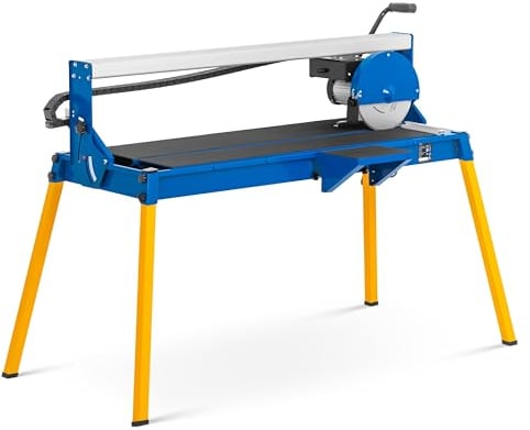 MSW MSW-TSAW2000EXT Coupe carrelage électrique 2000 W 2950 tr/min 0-45° Refroidissement par eau Carrelette électrique Coupe carrelage électrique à eau Coupe-carreaux électrique Scie carrelage