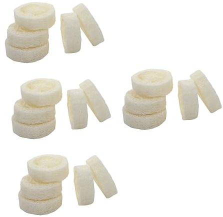 Ipetboom 20piezas Loofah Cuts Jabón Base Estropajo Natural Para Cocina y Baño Soporte De Jabón Drenaje