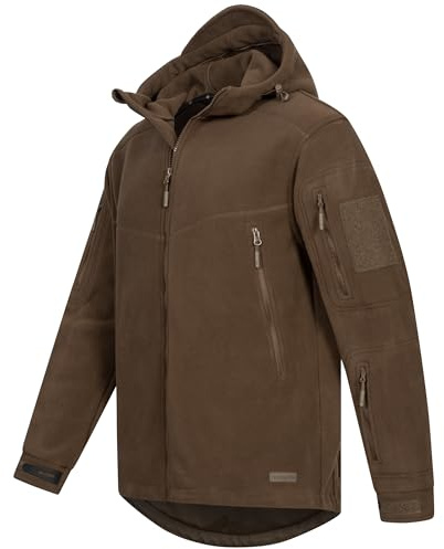 Höhenhorn Biferten Herren Militär Fleecejacke Outdoor Winddichte Jacke mit Kapuze