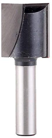 8 mm Shank Bottom Cleaning Dado Router Bit 5-18 mm Wood Cutting Tool 8x18 mm, Black