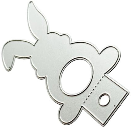 DAYnagh Metall-Stanzschablonen, Ostern, Kaninchen, Prägeschablonen für Alben, Scrapbooking, Papierdekoration