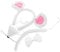 WEKADRIN Cute Bow Tie Long Tail Mouse Headband Adult Mouse Costume Ears Halloween Party Role Play Accessory