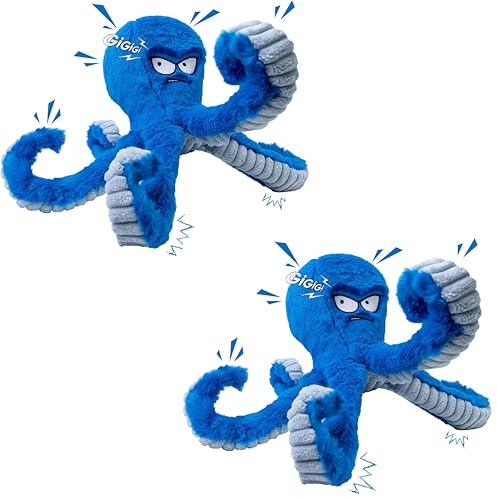 Legend Sandy Robustes Hundespielzeug (Blue Octopus 2p)