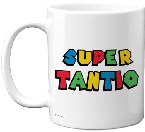 Super Tantio Tasse Tante Geschenk – Lustige Geburtstagsgeschenke für Tante, Weihnachten Geschenkidee – 11oz Kaffeetasse Keramik, Mikrowellen Spülmaschinenfest, Geschenk von Nichte Neffe