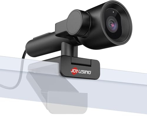 JOYUSING FlexCam10 4K Eye Contact Webcam per PC, 4 modalità in 1, Webcam con microfono, autofocus PDAF, 2 microfoni con cancellazione del rumore, FOV 79°, per conferenze, streaming, zoom FaceTime/Team