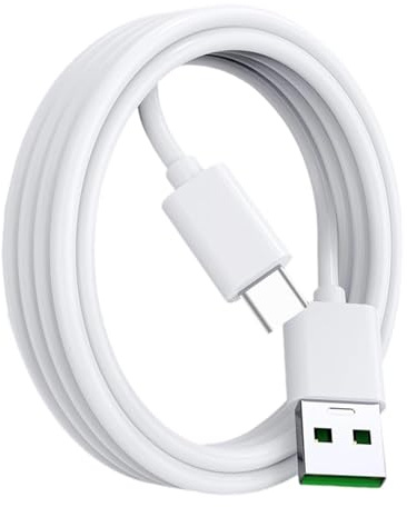 Ladekabel USB C 65W 5A 2M, für Oppo Find X5/X5 Pro/X5 Lite/X3 X2/X3 Neo | Reno 8 Pro 5G/7 6 4/Reno4 Z 5G, A77 A76 A57 A96, Kabel USB Typ C, Schnellladekabel USB Typ C