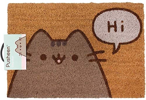 Pusheen Die Katze SAGT Hallo Fußmatte 40 x 60 x 1,3 cm Einheitsgröße