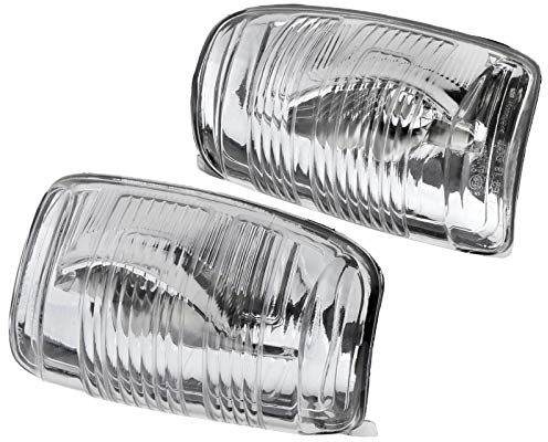 Rückspiegel Kontrollleuchte Objektiv Türflügel Links und Rechts Blinker Abdeckung Kompatibel mit Transit MK8 ab 2014 1847387 1847389