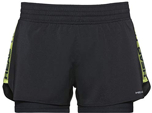 HEAD Women Advantage Shorts - Black, X-Small