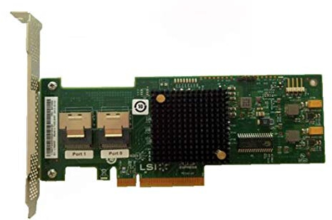 Calvas 9200-8I LSISAS2008-IT Controller-Karte (8 Ports, HBA JBOD SFF8087, Mini-SAS, 6 GB, PCI-E 2.0 X8