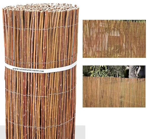 Suinga Vallée en Osier Naturel 1,2 x 5 mètres, dissimulation 85%