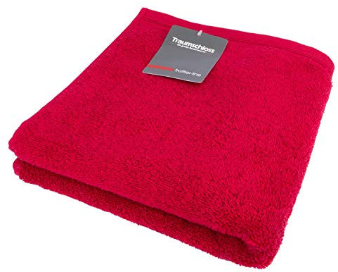 Traumschloss Saunatuch »Frottier-Line« 100% Baumwolle | flauschig weich | Bordeaux | 75x200cm