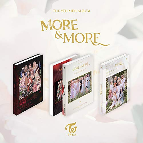 JYP TWICE - More & More (9. Mini-Album) Album + gefaltetes Poster + extra Fotokarten-Set (B Ver.)