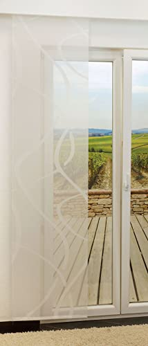 LYSEL Schiebegardine Coloma halbtransparent in den Maßen 245 cm x 60 cm