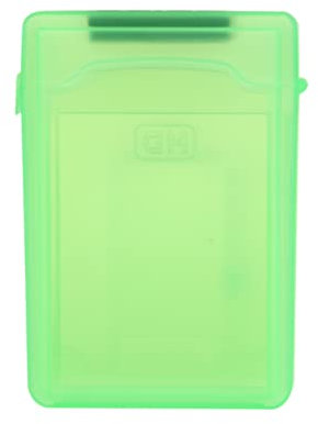 POPETPOP Boîtier pour Disque Dur Disque Dur Externe De Stockage De Transport Portable Disque Dur Boîte de Disque pour 3. 5In HDD/SSD (Vert)