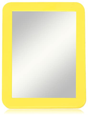 Magnetischer Schließfachspiegel, 5x7 Echtglas Kleine Spiegel für Schließfach mit magnetischer Rückseite, für Schulspinde, Badezimmer, Spind Zubehör, Werkstatt Werkzeugkasten oder Büroschrank