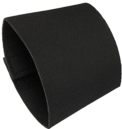 sourcing map Mug Sleeve Neoprene Insulated Protective Non Slip Coffee Tea Cup Silicone Cover for 12Oz-24Oz Black