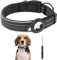 VSSHE Hundehalsband,Reflektierendes Airtag Halsband Hund Nylon Hunde Halsband Verstellbare Erziehungshalsband mit AirTag Hundehalsbandhalter Verlust Verhindern für Kleine und Mittelgroße Hunde