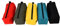 5 Pcs Small Tool Bags, Portable Zipper Tool Pouch Bag with Hanging Loop, Multi Tool Organiser Storage Pouch Bags for Pliers Wrench Screwdriver Utility Knife Scissors Pencil Storage (5 Colors)
