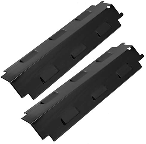 TOPINCN 2 Pièces Gril à Gaz Plaques Chauffantes Barbecue Gril Boucliers Thermiques Acier Inoxydable BBQ Chaleur Tente Pièces de Rechange pour Charbroil 463230710 463320109