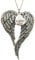 Weihnachtsschmuck Engelsflügel Anhänger, Metall Weihnachtsbaum Hängendeko Personalisiert Familie Gedenk Ornament Memorial Weihnachtsbaum Deko Christbaumschmuck Gedenken an geliebte Menschen,Schwester