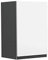 Vicco Hängeschrank R-Line, hängender Küchenschrank, Weiß/Anthrazit, 40 cm J-Shape