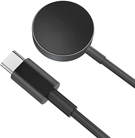 Aluminium Alloy USB C Charger,Compatible with Samsung Galaxy Watch 8/7/6/6 Classic 5/5 Pro / 4/4 Classic / 3 / Active 2 / Active Wireless Charging Cable -100CM