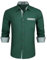 Enlision Chemise Homme Vert Foncé Mariage Manches Longues Regular Fit Chemises Casual Business Formelle Chemise Contrastée avec Poche S