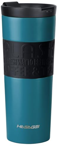 HASAGEI Travel Mugs for Hot Drinks, 600ml Insulated Coffee Mug with Leakproof Lid BPA-Free Coffee Travel Mug, Vacuum Insulation Stainless Steel Cup for Hot and Cold Coffee and Tea