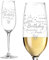 Graviertes personalisiertes Sektglas Happy Birthday als Geschenk zum Geburtstag mit lieben Worten in Herzform - Andere Gläser gravieren & personalisiert mit Gravur Namen in unserem Shop