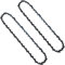 Greenworks Cadena de Sierra de 2 piezas para barras de 4 pulgadas (10 cm) - 26 cadenas de transmisión, cadena de bajo retroceso para mini Sierra de greenworks G24MCS10