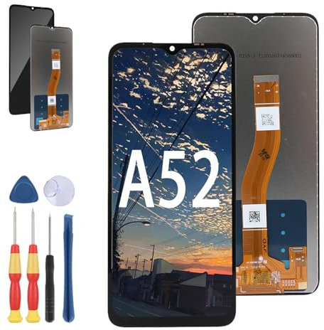 Yuxyiony Neuer LCD Bildschirm Ersatz für Blackview A52 LCD Display Touch Screen Reparaturteile mit Werkzeug.