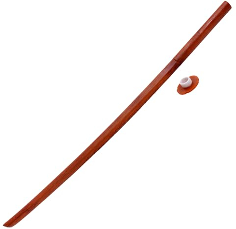 Sportech Italia - Bokken Holz Suburito, Bokuto mit Tsuba - Training für Aikido, Iaido, Kobudo, Kendo