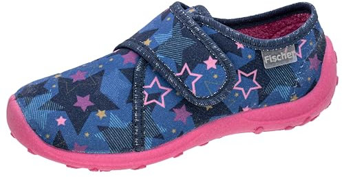 Fischer Markenschuh Kinder-Klett-Hausschuh