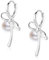 ASH'S CHOICE Pendients de aro Pendientes de aro Pendientes de aro grandes Pendientes de aro pequeños con gotas de perlas Pendientes de mujer de plata 925 Pendients de aro colgantes (oro o plata)