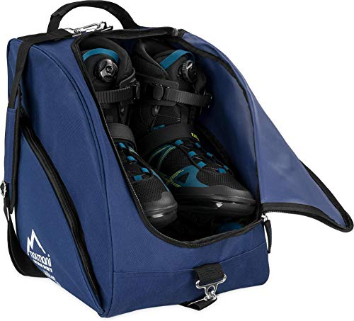 Inlinertasche Skatertasche Rollschuhtasche Skatertasche Hockeytasche Tragetasche mit praktischen Fächern 45 Liter Farbe Navy