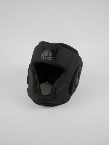 METAL BOXE intégral Noir Enfant Casques de Sports de Combat Jeunesse Unisexe