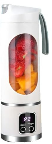 450ml Wireless Personal Juicer & Ice Crusher, 8-Blade, USB Rechargeable, 3-Speed Portable Blender for Shakes & Smoothies