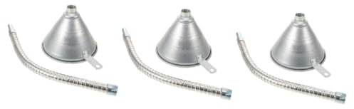 Gatuida 3pièces Entonnoir à Huile Flexible Pour Remplissage De Automobiles Entonnoir à Large Avec Tuyau Pour Moteur Et Transmission Outil Pratique Pour Garage Et Atelier