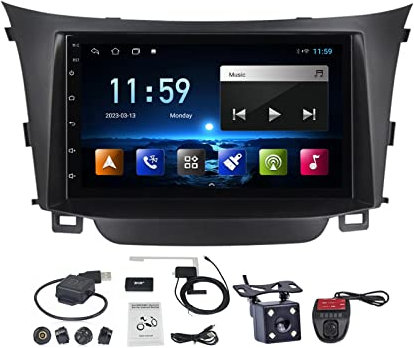 Radio estéreo para automóvil con pantalla de 7 pulgadas y 2 Din, Android 11, para Hyun-dai I30 Elantra GT 2012-2016, navegación para automóvil en el tablero, receptor de audio para automóvil, compati