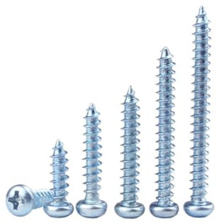 10x 5.0 x 100mm Chipboard Pan Head Wood Screws A2 Stainless Steel Chipboard Screws for Floorboards Wood Fences DIY Furniture & Repairs - Corrosion-Resistant and Durable